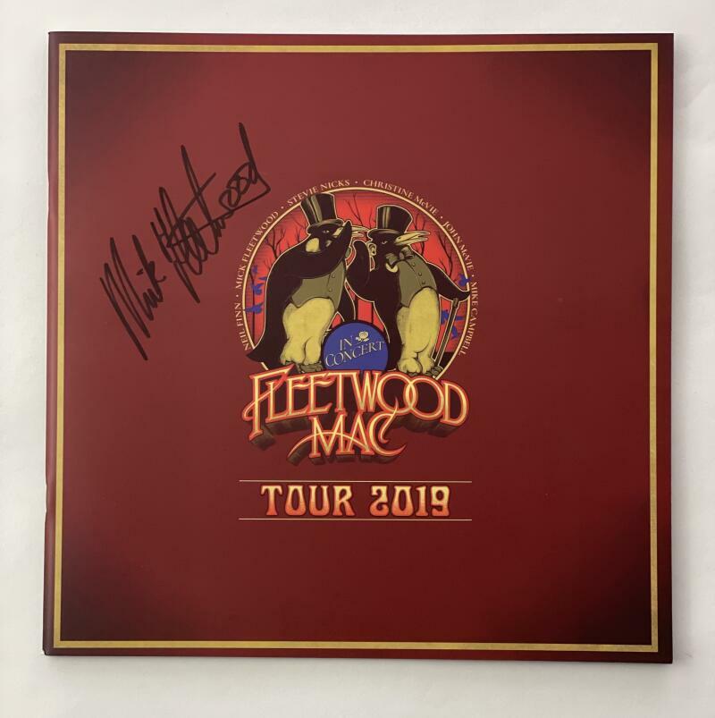 MICK FLEETWOOD SIGNED AUTOGRAPH 2019 TOUR BOOK PROGRAM FLEETWOOD MAC RUMOURS JSA
