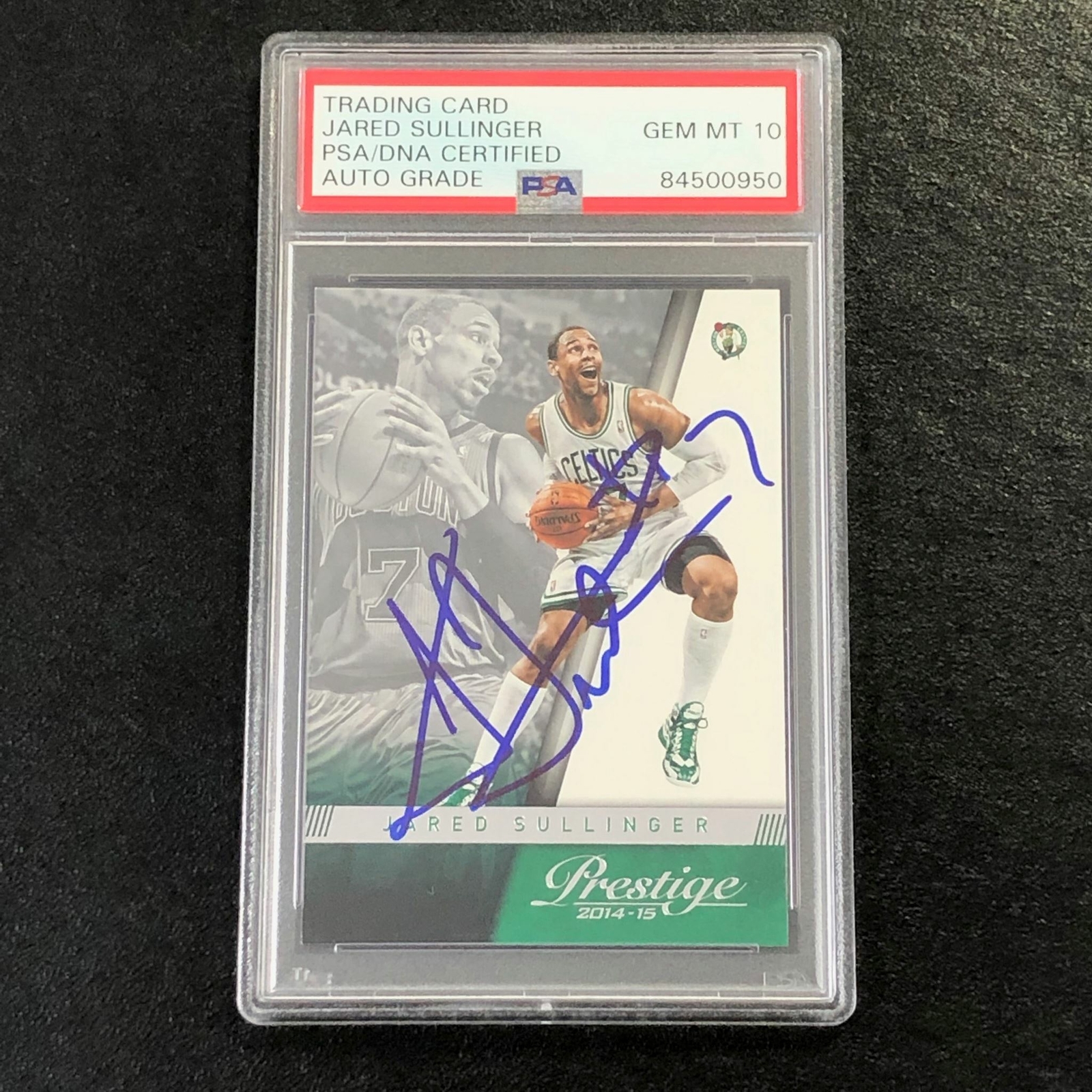 2014-15 Panini Prestige #32 Jared Sullinger Signed Card AUTO 10 PSA/DNA Slabbed
