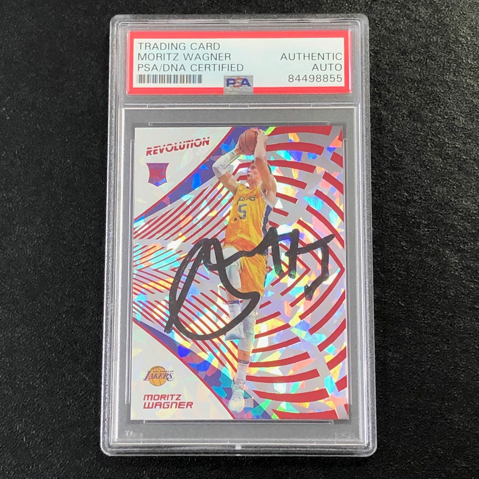 2018-19 Panini Revolution #147 Moritz Wagner Signed Card AUTO PSA Slabbed RC Lak