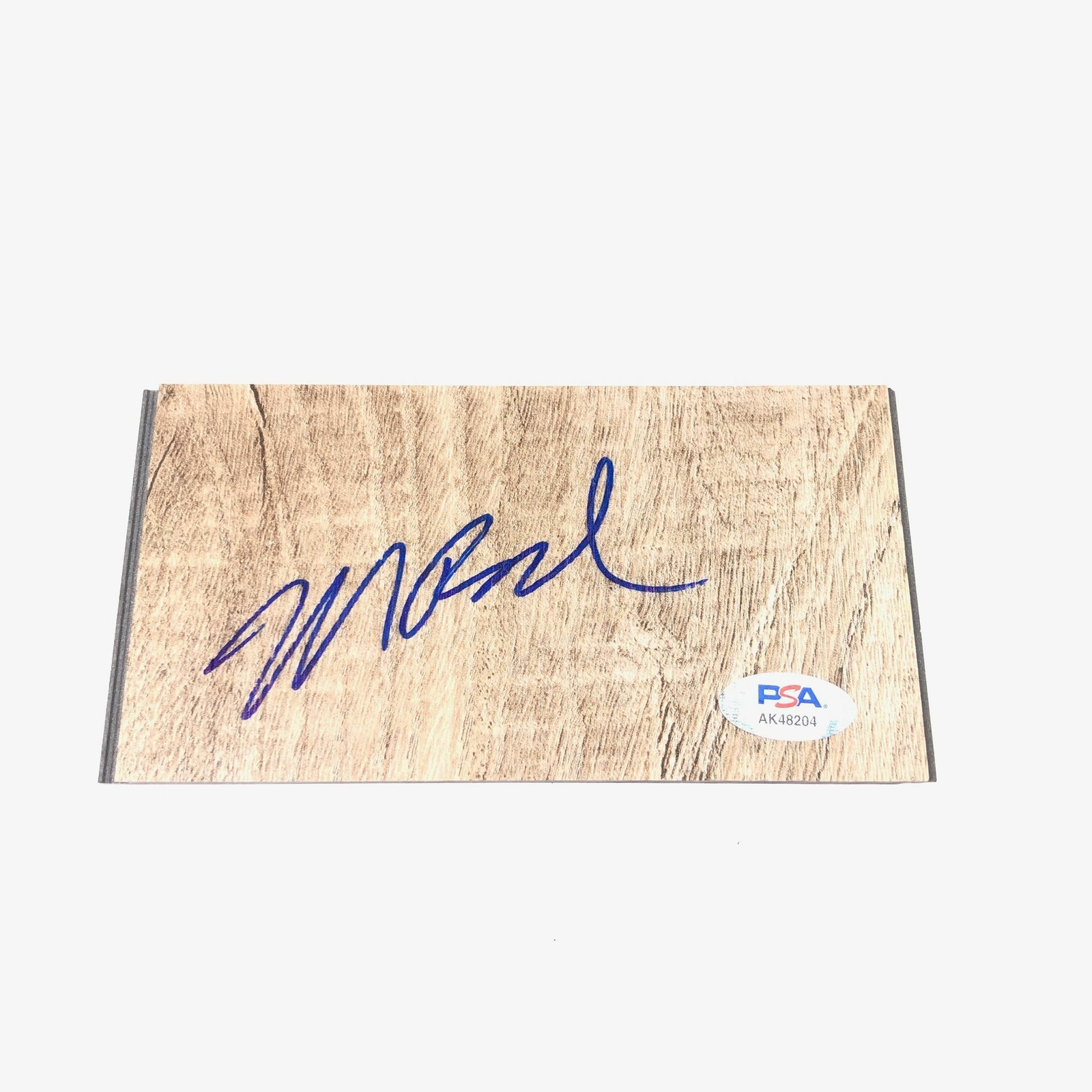 MIKE BUDENHOLZER SIGNED FLOORBOARD PSA/DNA AUTOGRAPHED MILWAUKEE BUCKS COLLECTIBLE MEMORABILIA