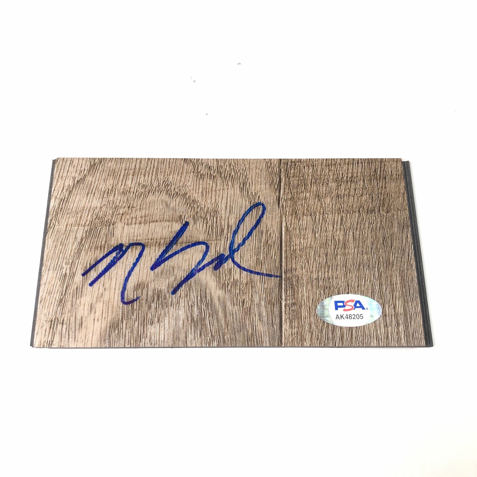 MIKE BUDENHOLZER SIGNED FLOORBOARD PSA/DNA AUTOGRAPHED MILWAUKEE BUCKS COLLECTIBLE MEMORABILIA