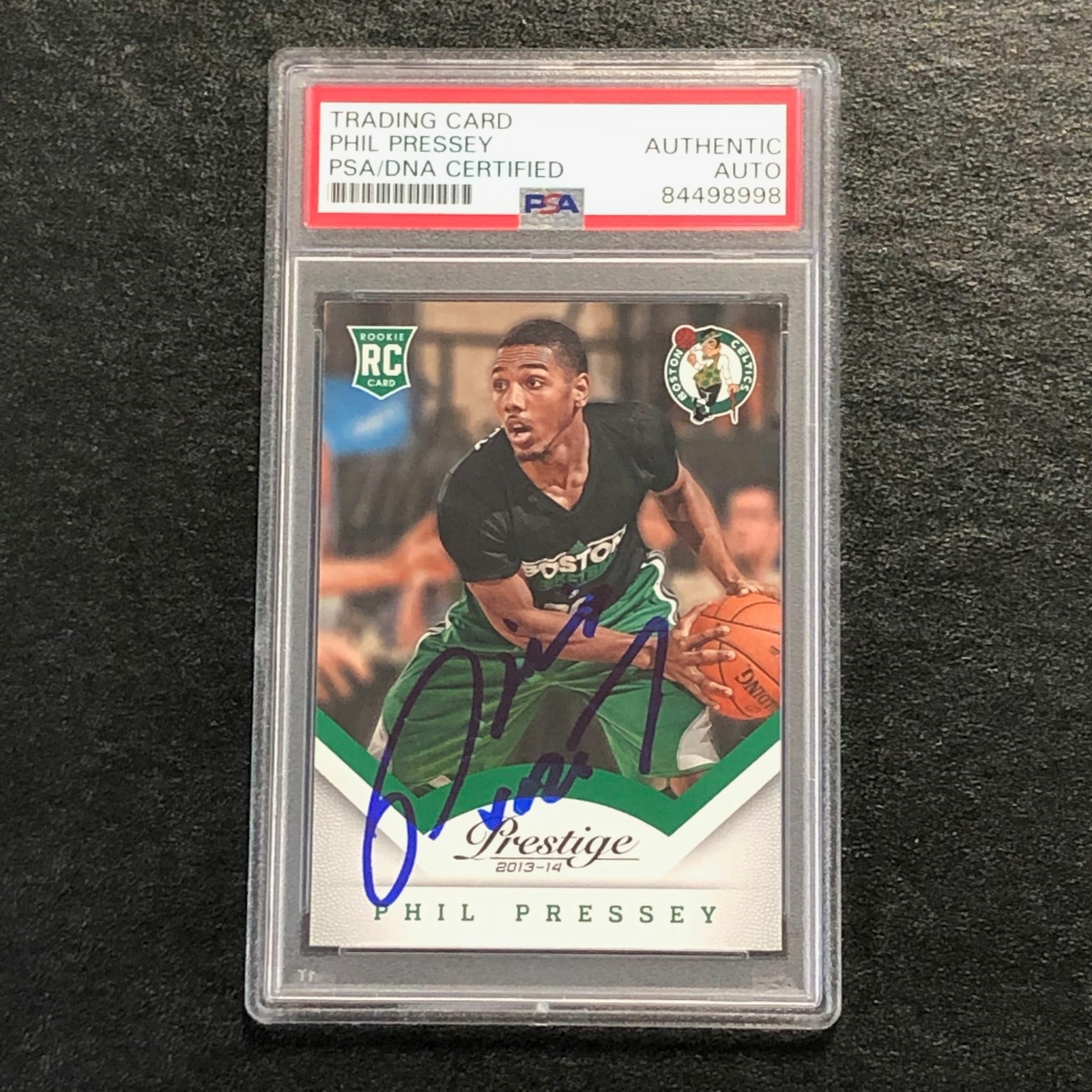 2013-14 Panini Prestige #189 Phil Pressey Signed Card AUTO PSA/DNA Slabbed RC Ce