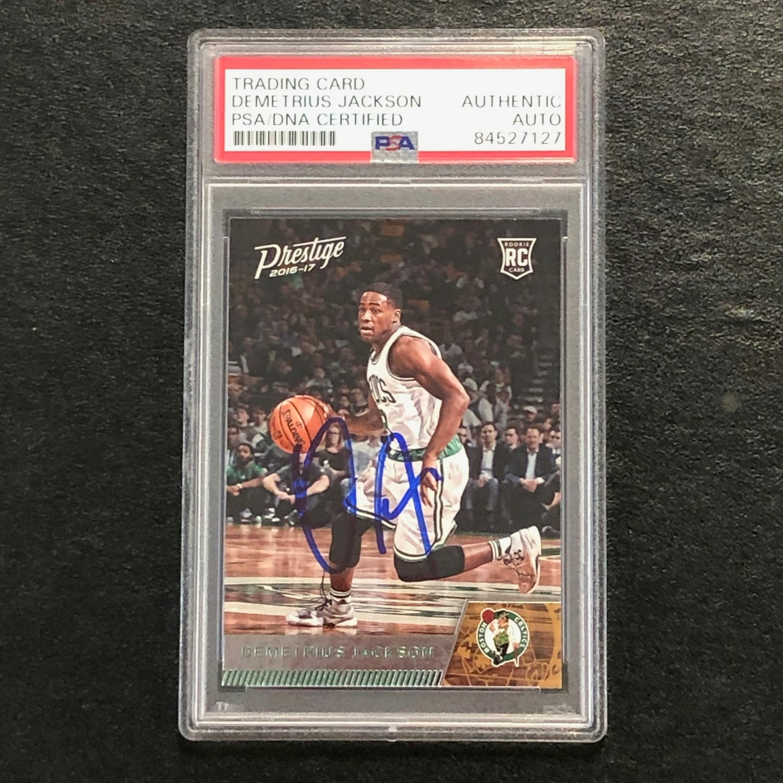 2016-17 Panini Prestige #188 Demetrius Jackson Signed Card AUTO PSA/DNA Slabbed