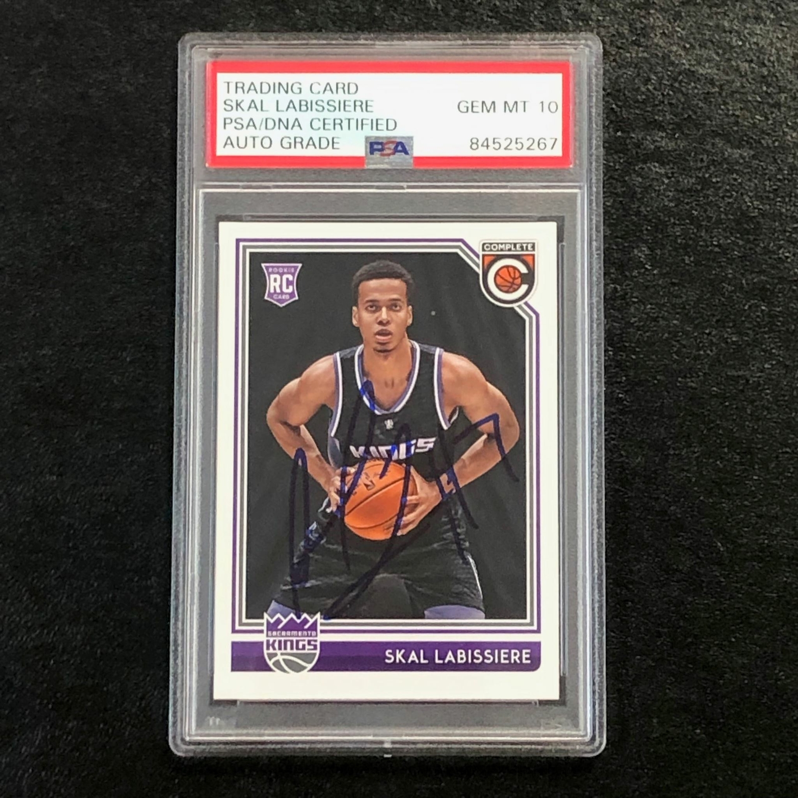 2016 Panini Complete #153 Skal Labissiere Signed Card AUTO 10 PSA Slabbed RC Kin