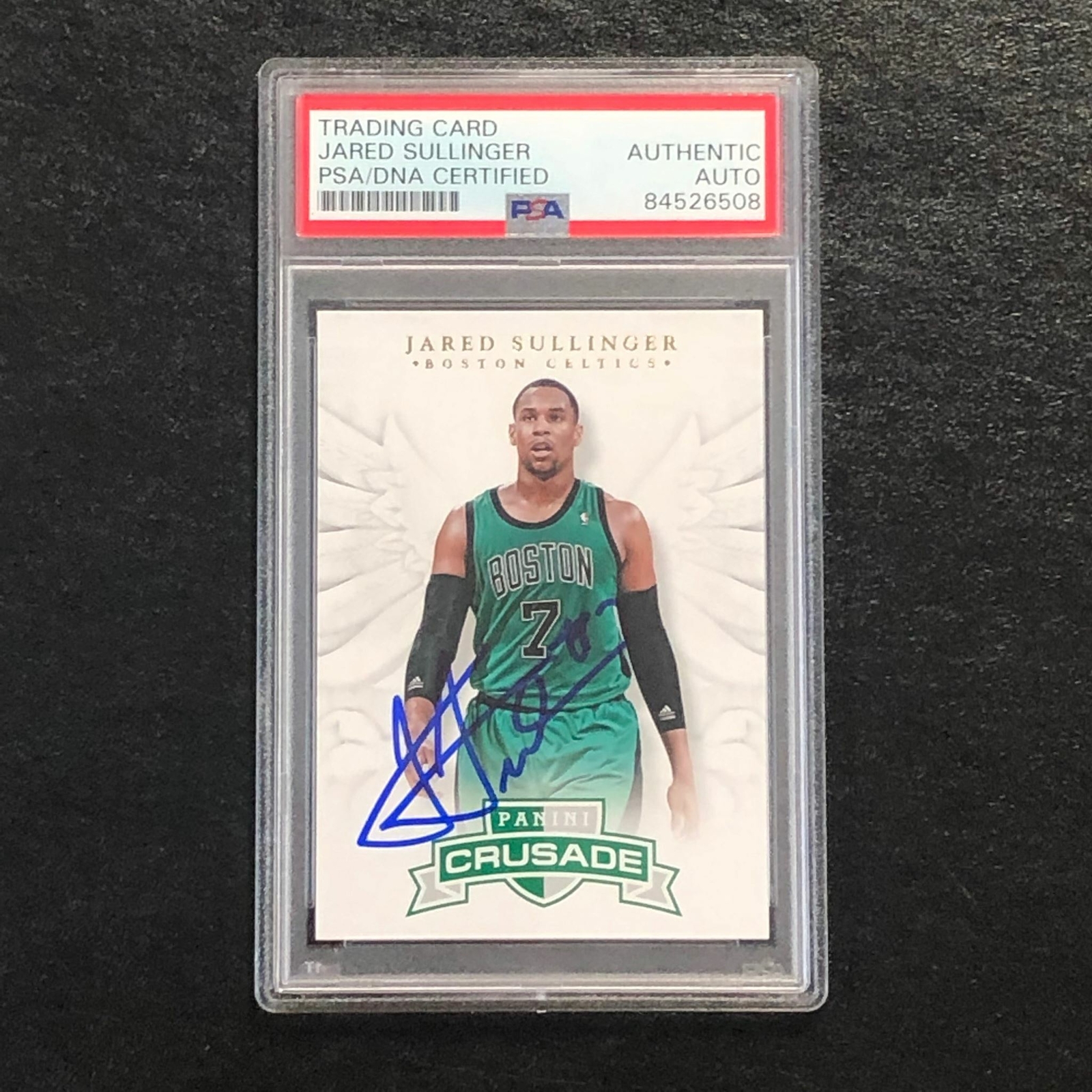2012-13 Panini Crusade #94 Jared Sullinger Signed Card AUTO PSA/DNA Slabbed Celt