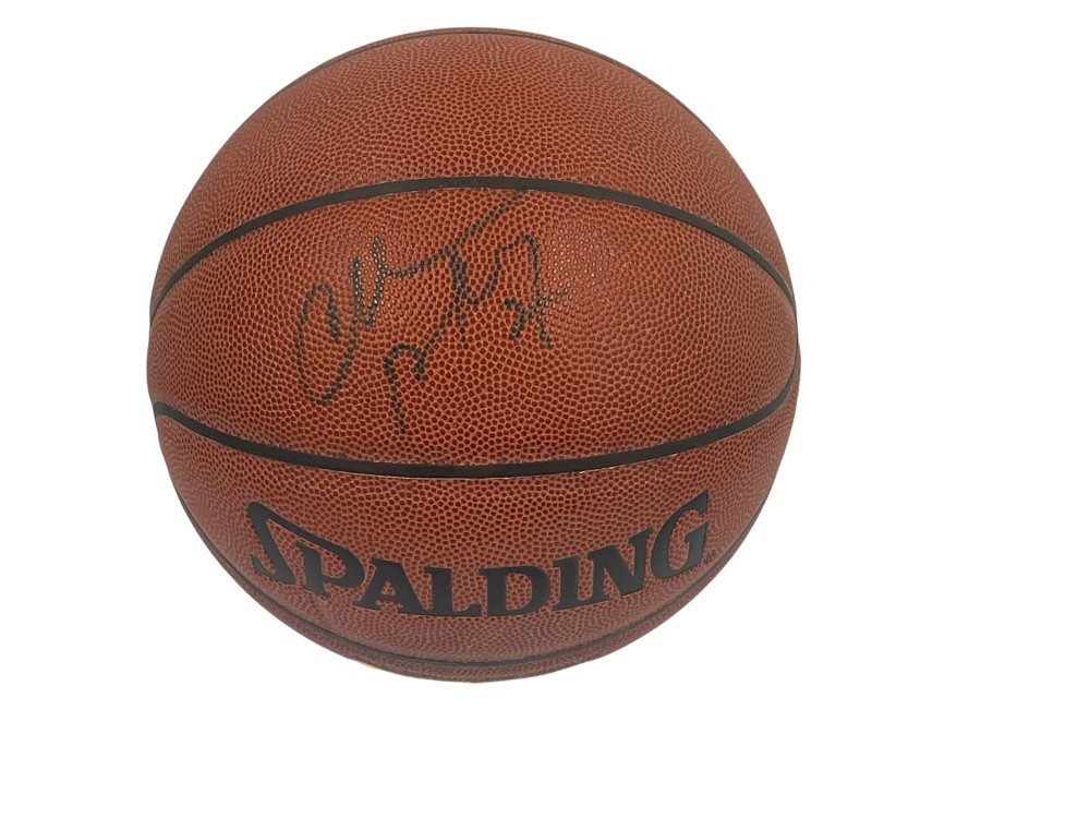 CHARLES BARKLEY SIGNED NBA BASKETBALL AUTHENTIC AUTOGRAPH PROOF PIC BECKETT COA