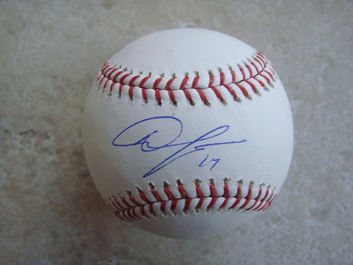 AUSTIN JACKSON SAN FRANCISCO GIANTS SIGNED OFFICIAL ML BALL W/COA