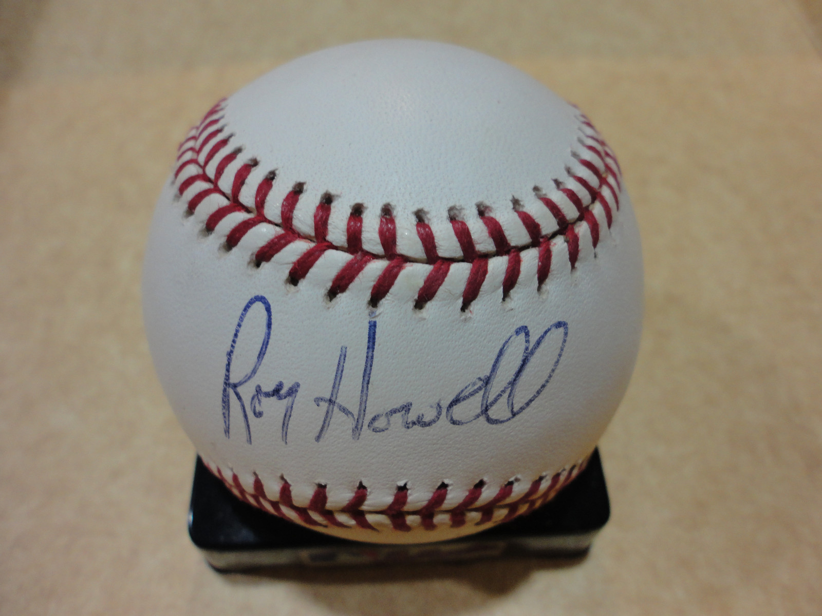 ROY HOWELL MILWAUKEE BREWERS SIGNED AUTOGRAPH AMERICAN LEAGUE BASEBALL W/COA