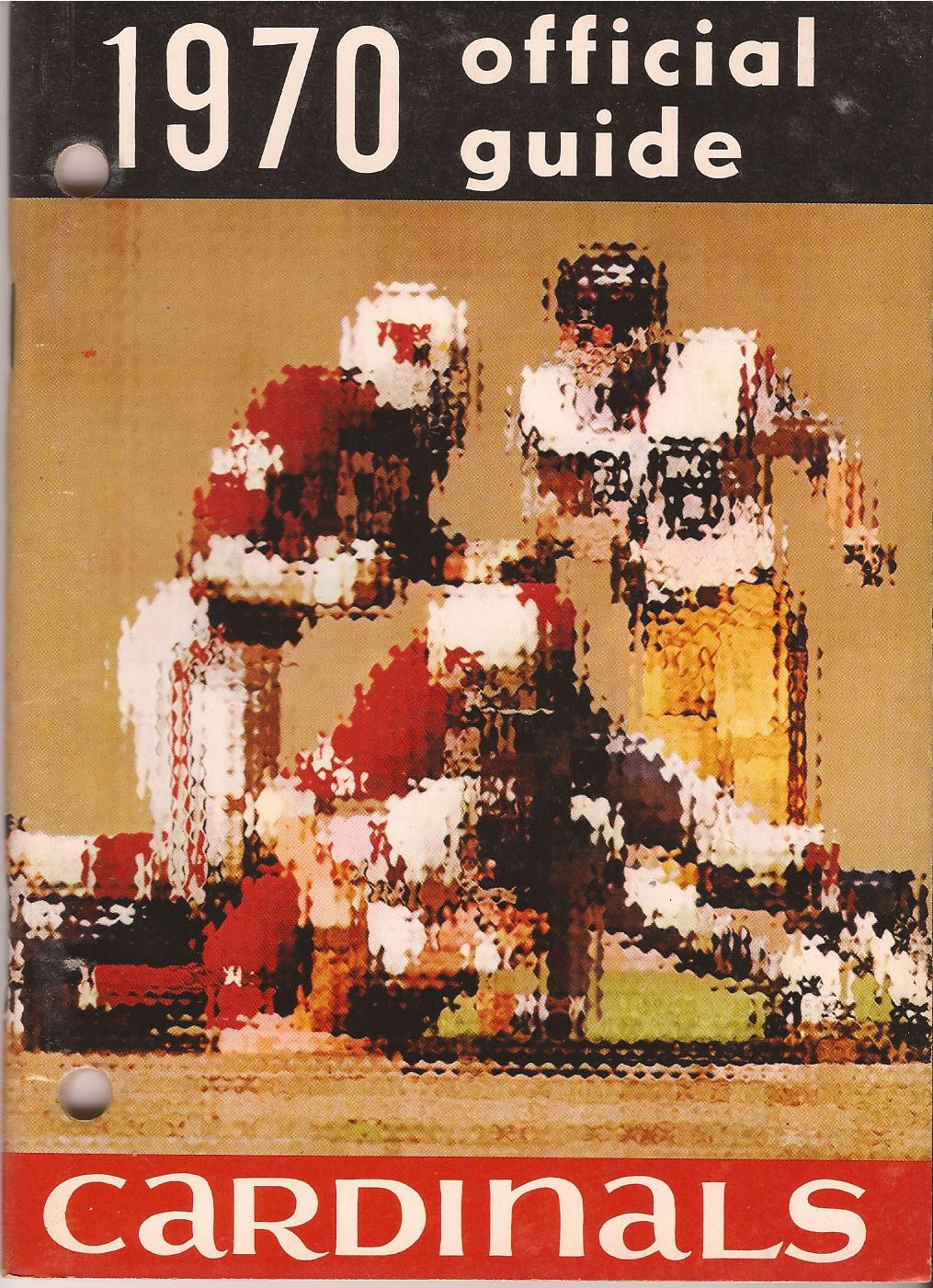 ST LOUIS CARDINALS NFL 1970 TEAM MEDIA GUIDE BEAUTIFUL CONDITION RARE VINTAGE