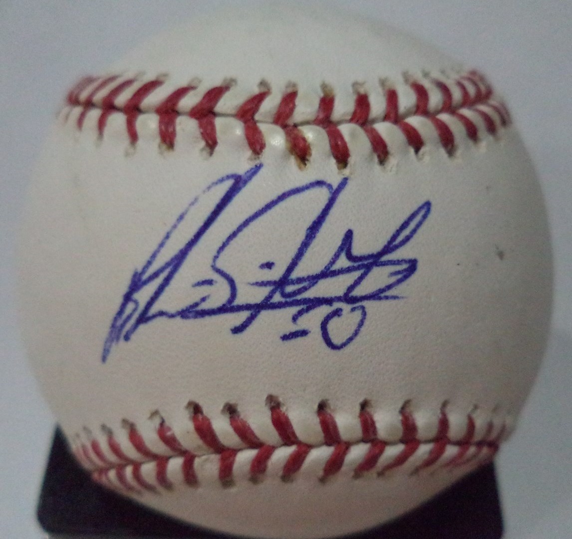 ROBINSON TEJADA MARINERS ROYALS SIGNED AUTOGRAPHED MAJOR LEAGUE BASEBALL W/COA