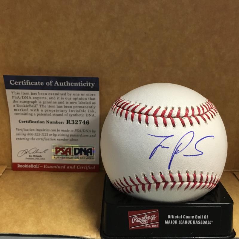 MIGUEL SANO MINNESOTA TWINS ROOKIE BALL M.L. SIGNED BASEBALL PSA R32746