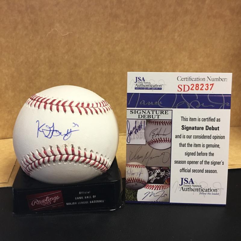 BRAXTON GARRETT MIAMI MARLINS 1ST ROUND PICK M.L. BASEBALL JSA SD28237