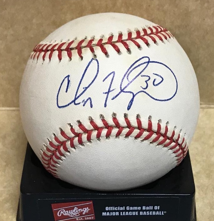 CLIFF FLOYD FLORIDA MARLINS SIGNED 1997 WORLD SERIES BASEBALL W/ COA
