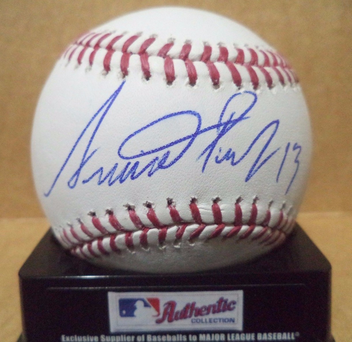 ARVICENT PEREZ DETROIT TIGERS PROSPECT SIGNED AUTOGRAPHED ROMLB BASEBALL W/COA