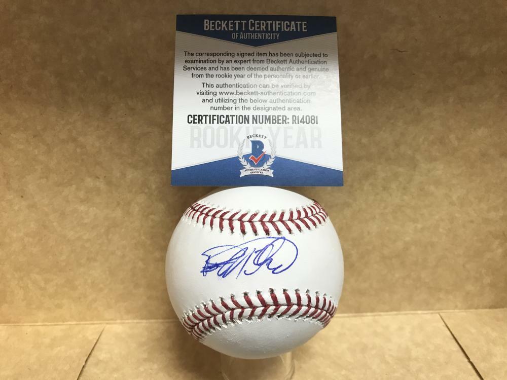 RYAN CASTELLANI COLORADO ROCKIES ROOKIE YEAR SIGNED M.L. BECKETT R14081