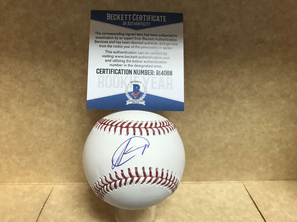 LUIS ALEXANDER BASABE WHITE SOX ROOKIE YEAR SIGNED M.L. BASEBALL BECKETT R14068