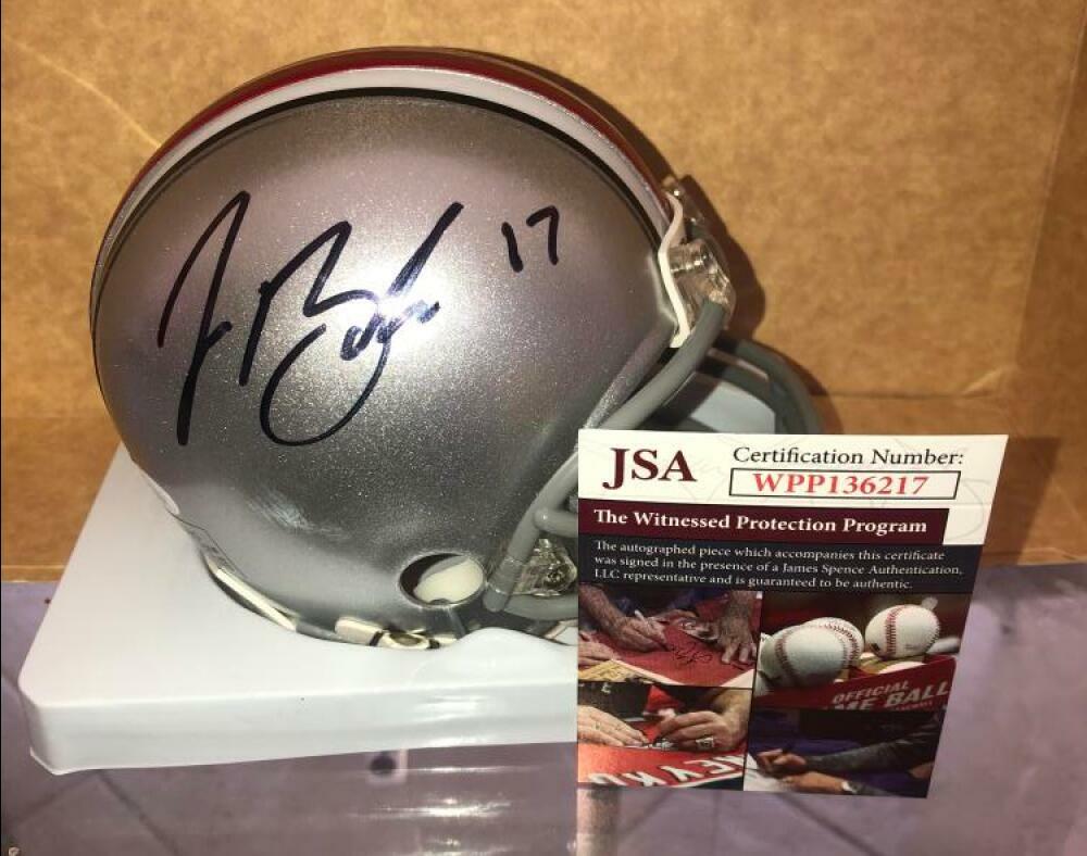 JEROME BAKER OHIO STATE BUCKEYES SIGNED RIDDELL MINI HELMET JSA COA #WPP136217