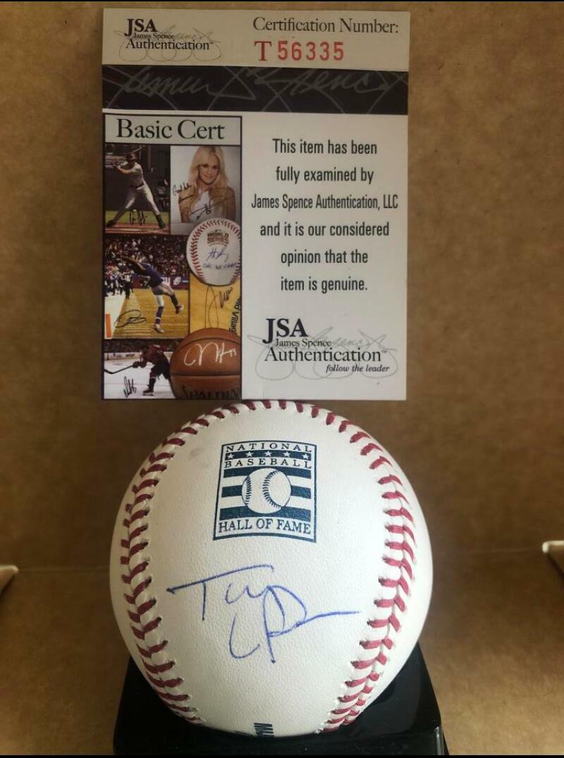 TONY LARUSSA CARDINALS/A'S SIGNED AUTO HALL OF FAME BASEBALL JSA T56335