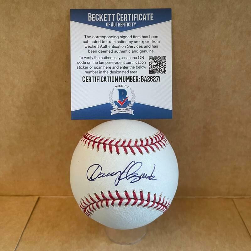 DANNY OZARK PHILADELPHIA PHILLIES SIGNED AUTOGRAPHED M.L. BASEBALL BAS BA26271