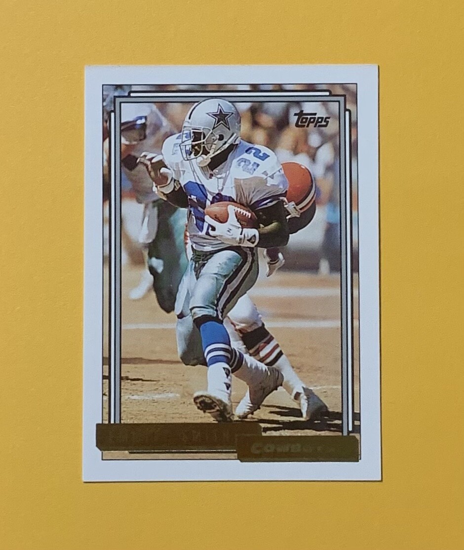 1992 TOPPS GOLD EMMIT SMITH #180 COWBOYS HOF