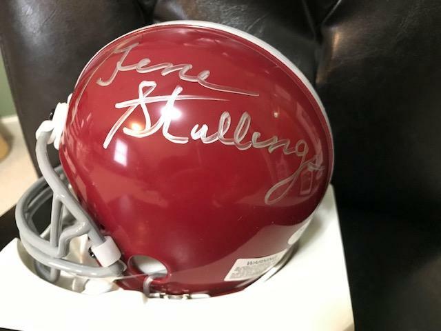 GENE STALLINGS HAND SIGNED ALABAMA MINI HELMET AWESOME+RARE JSA
