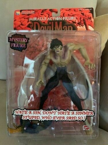DEVILMAN MIRACLE ACTION FIGURE BY MEDICOM MYSTERY FIGURE NEVER OPENED RARE COLLECTIBLE MEMORABILIA