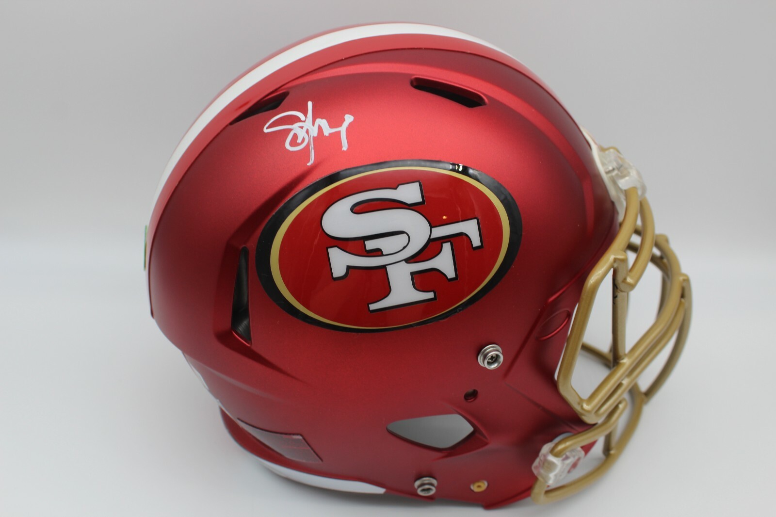 Steve Young Signed San Francisco 49ers Custom Blaze Helmet Used w/Beckett COA