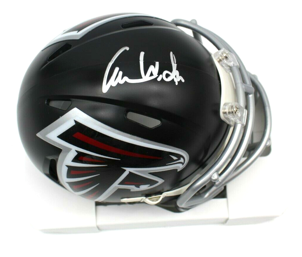 Arthur Smith Signed Atlanta Falcons Mini Football Helmet w/Beckett COA BD65500