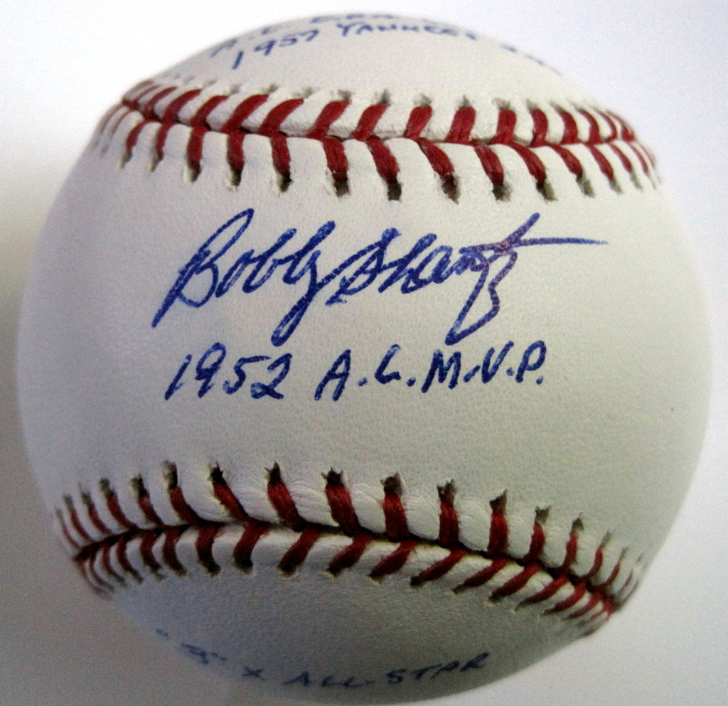 BOBBY SHANTZ SIGNED OFFICIAL STAT ML BALL W/COA
