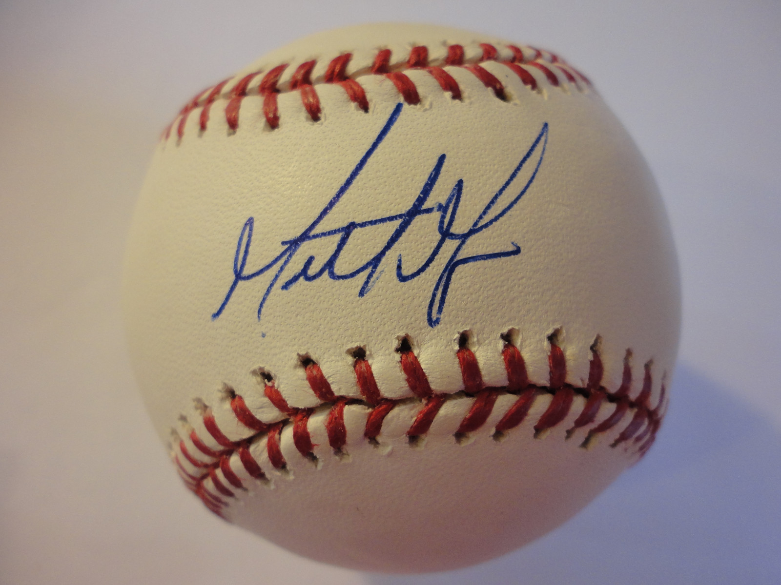 MATT MOORE TAMPA BAY RAYS SIGNED AUTOGRAPH M.L. BASEBALL W/COA