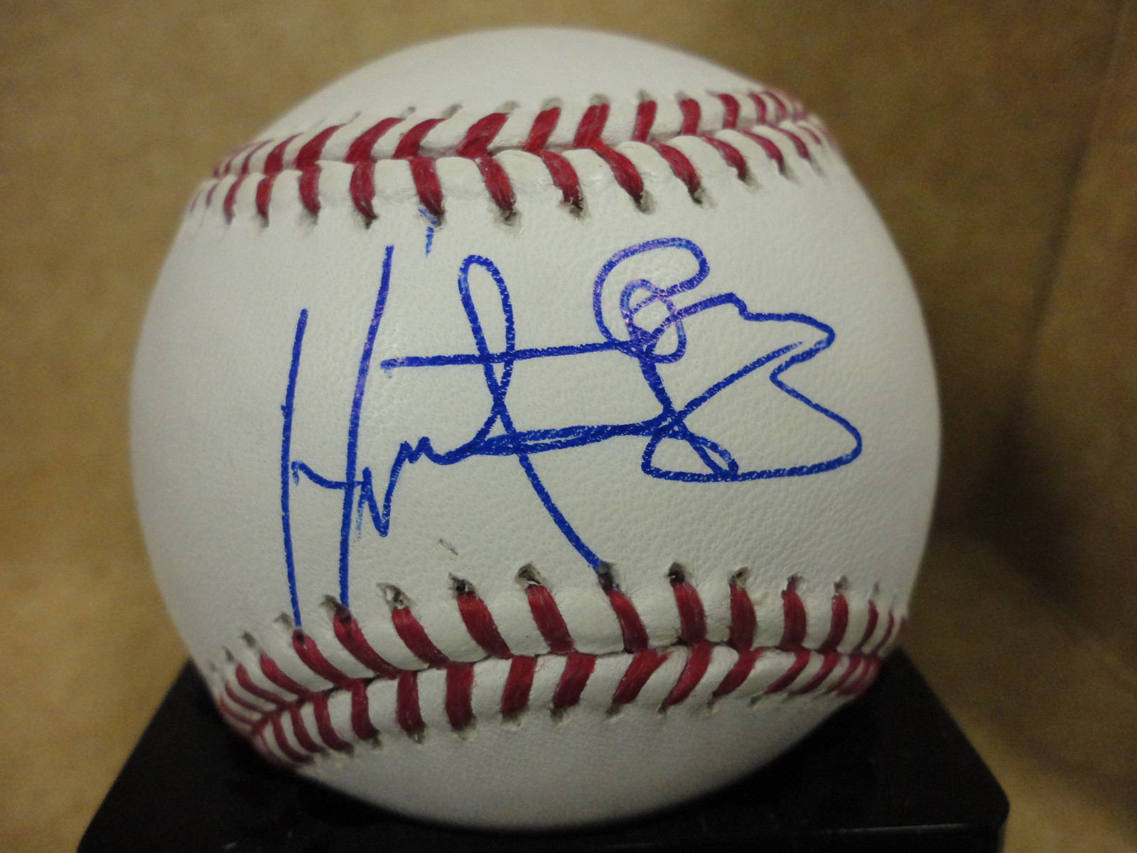 HECTOR GOMEZ KC ROYALS SIGNED AUTOGRAPH MAJOR LEAGUE BASEBALL W/COA