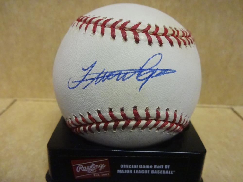 JUAN CRUZ A'S/PIRATES SIGNED M.L. BASEBALL W/COA