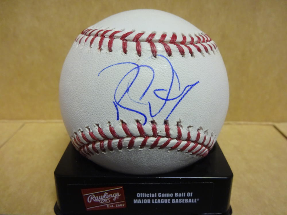 RANDY WINN GIANTS/CARDINALS/YANKEES SIGNED M.L. BASEBALL W/COA