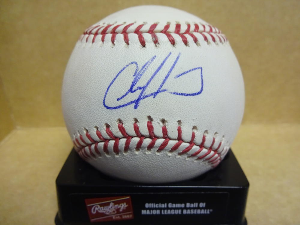 CHASE HEADLEY NEW YORK YANKEES SIGNED M.L. BASEBALL W/COA