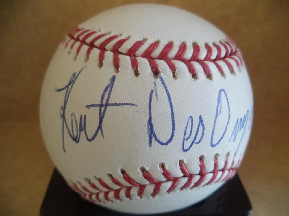 KENT DESORMEAUX HOF 94 JOCKEY SIGNED AUTOGRAPHED M.L. BASEBALL W/COA