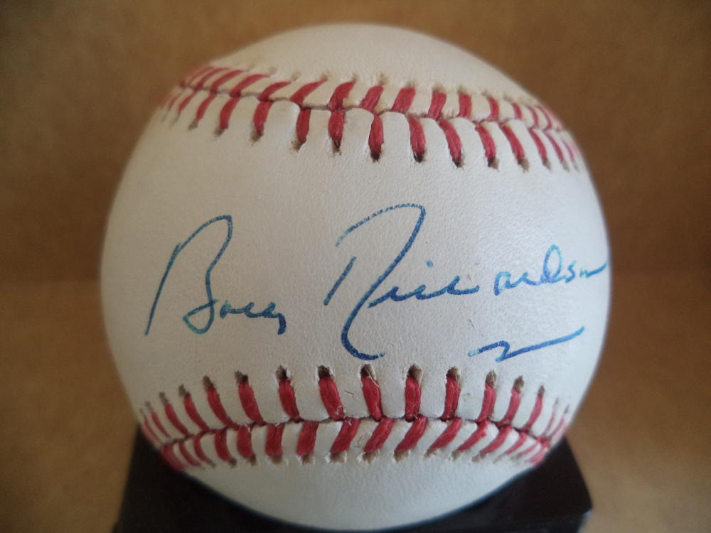 BOBBY RICHARDSON NEW YORK YANKEES SIGNED AUTOGRAPHED A.L. BASEBALL W/COA