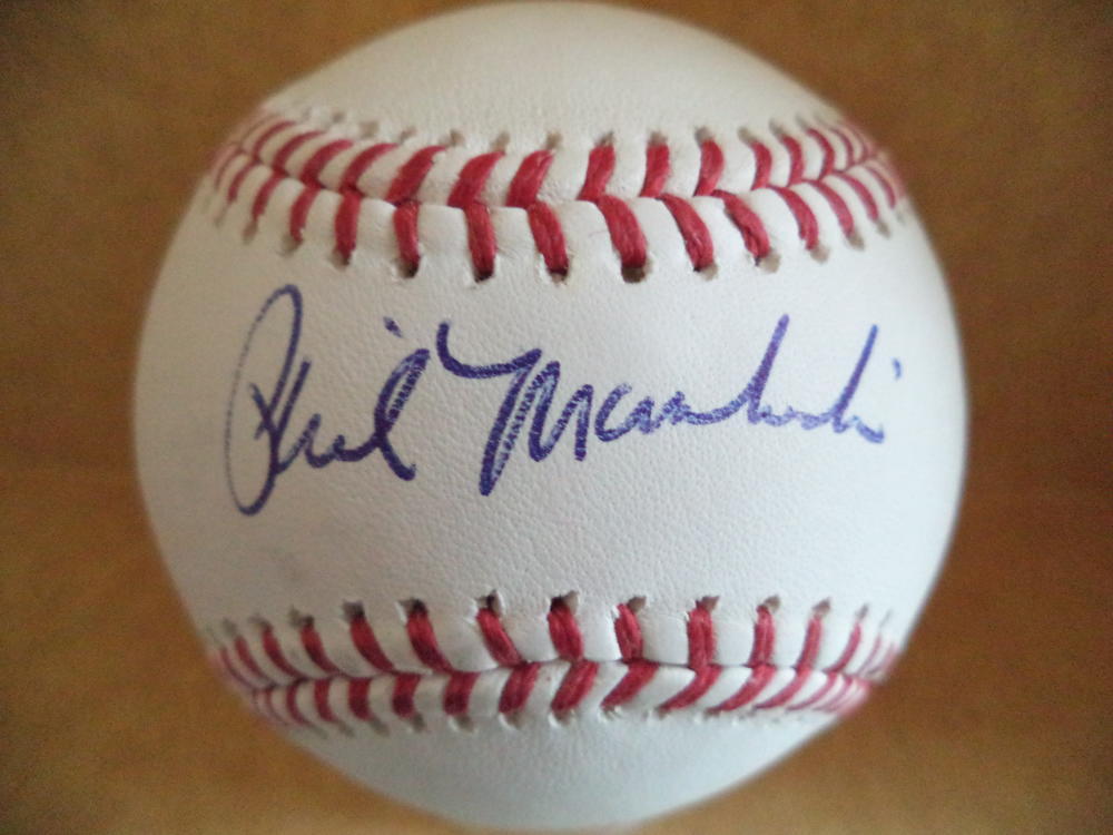 PHIL MANKOWSKI METS/TIGERS SIGNED AUTOGRAPHED M.L. BASEBALL W/COA