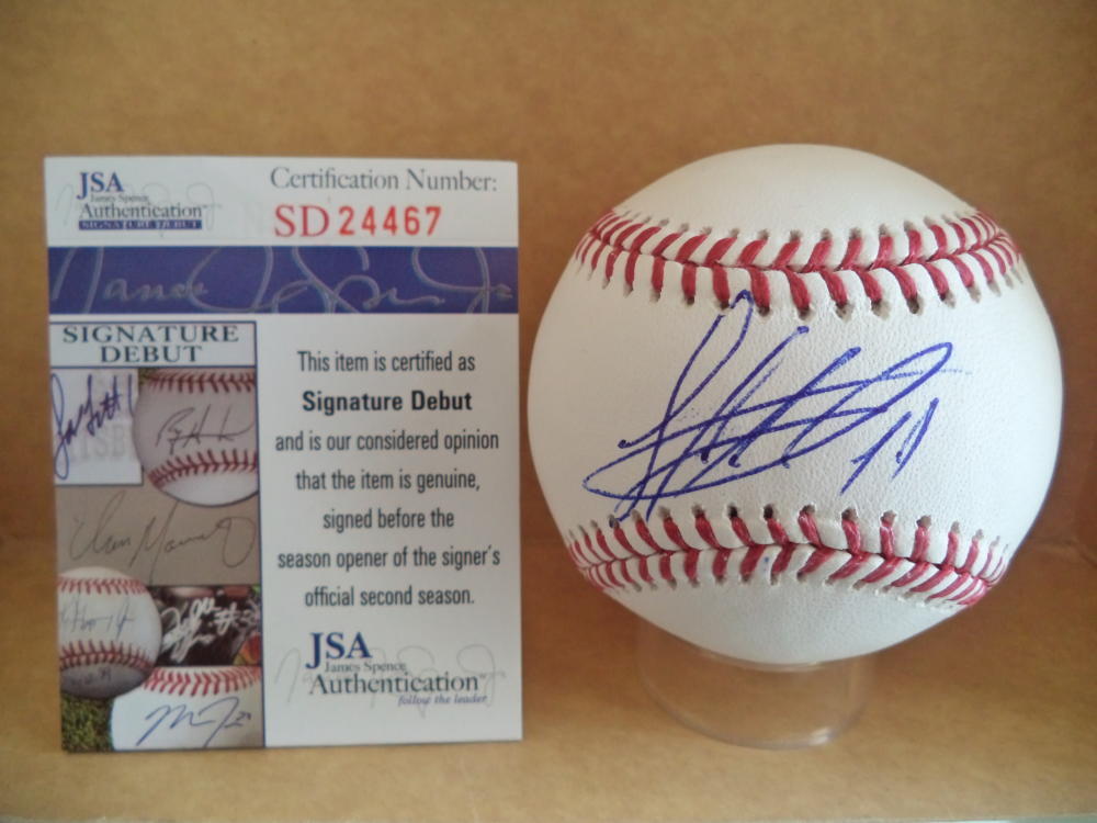 LUIS CARPIO NEW YORK METS SIGNATURE DEBUT SIGNED AUTO M.L. BASEBALL JSA SD24467