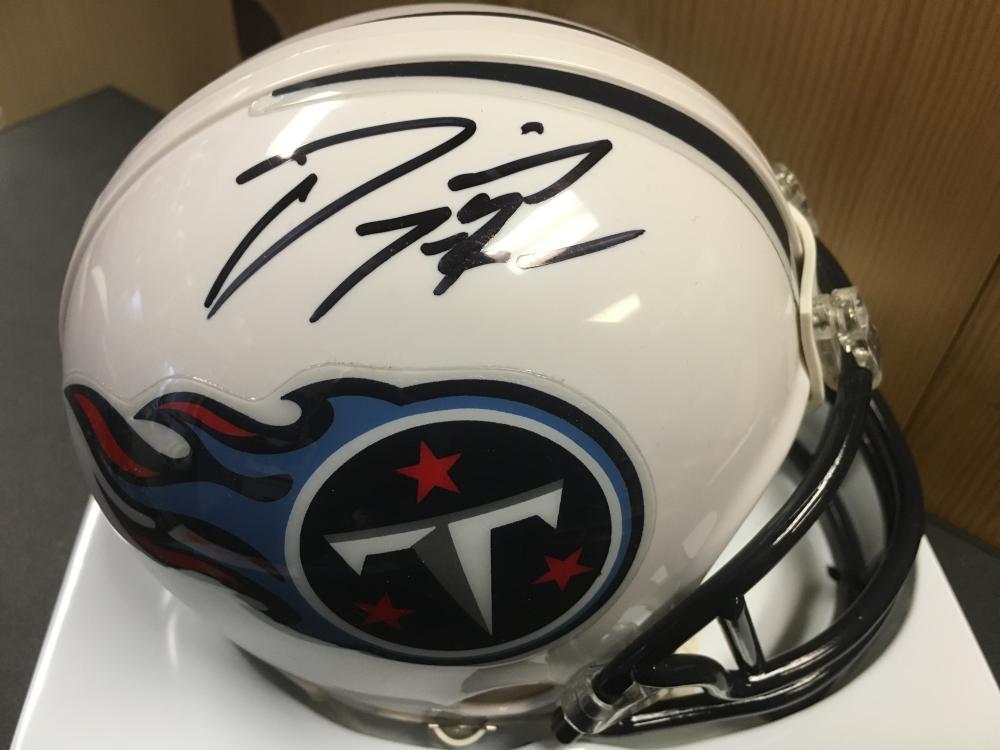 DORIAL GREEN-BECKHAM TENNESEE TITANS SIGNED AUTOGRAPHED RIDDELL MINI HELMET W/C