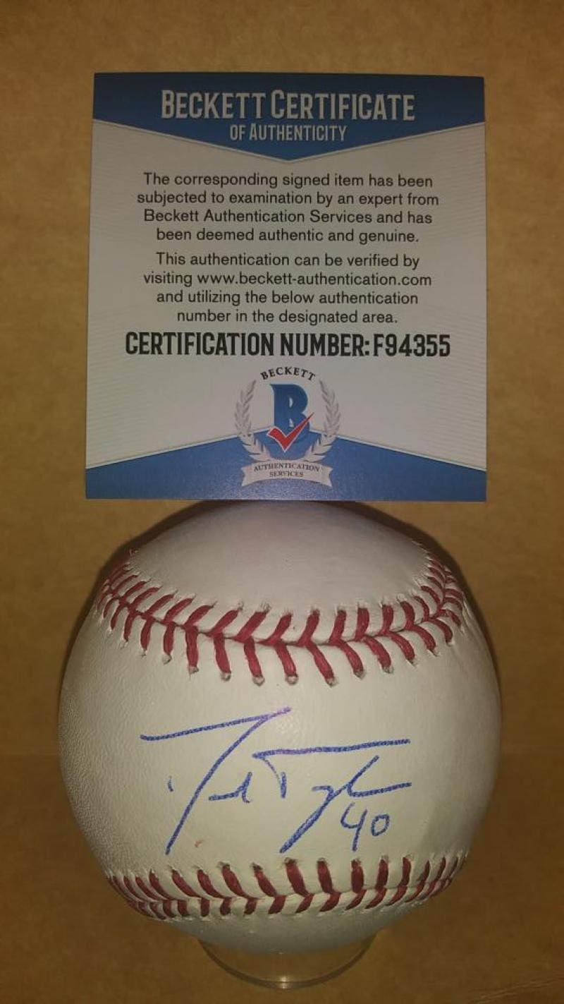 DANNY FARQUHAR WHITE SOX/MARINERS SIGNED AUTOGRAPH M.L BASEBALL BECKETT F94355