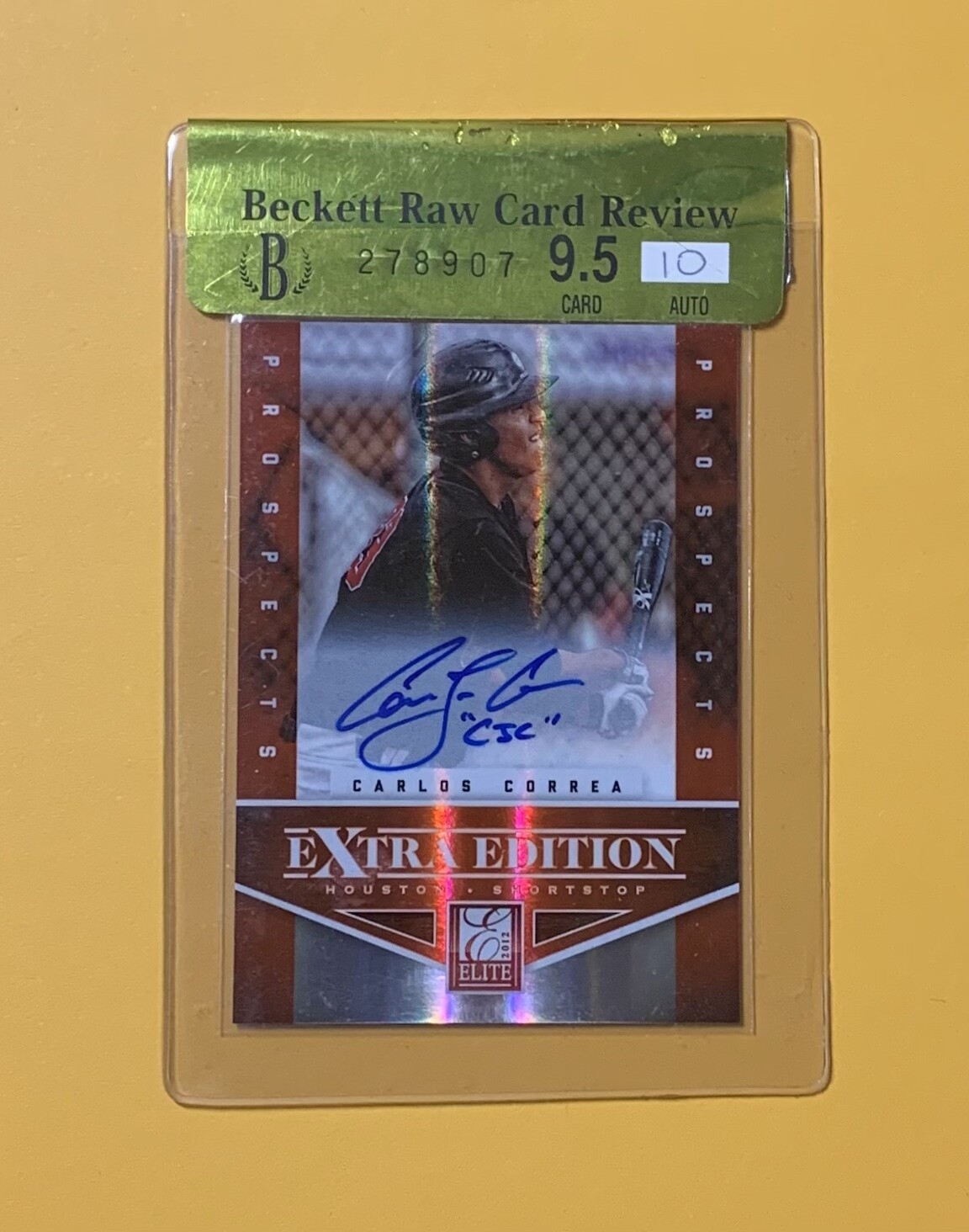 2012 PANINI ELITE EXTRA EDITION CARLOS CORREA 