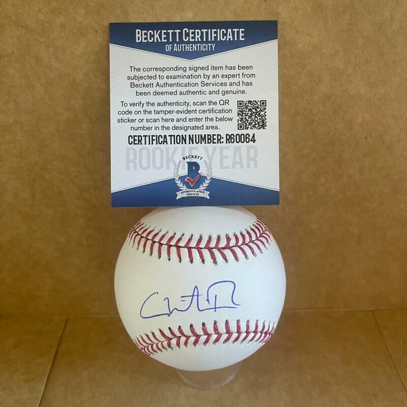 CHRISTIAN ROA CINCINNATI REDS ROOKIE YEAR SIGNED AUTO M.L. BASEBALL BAS R60064