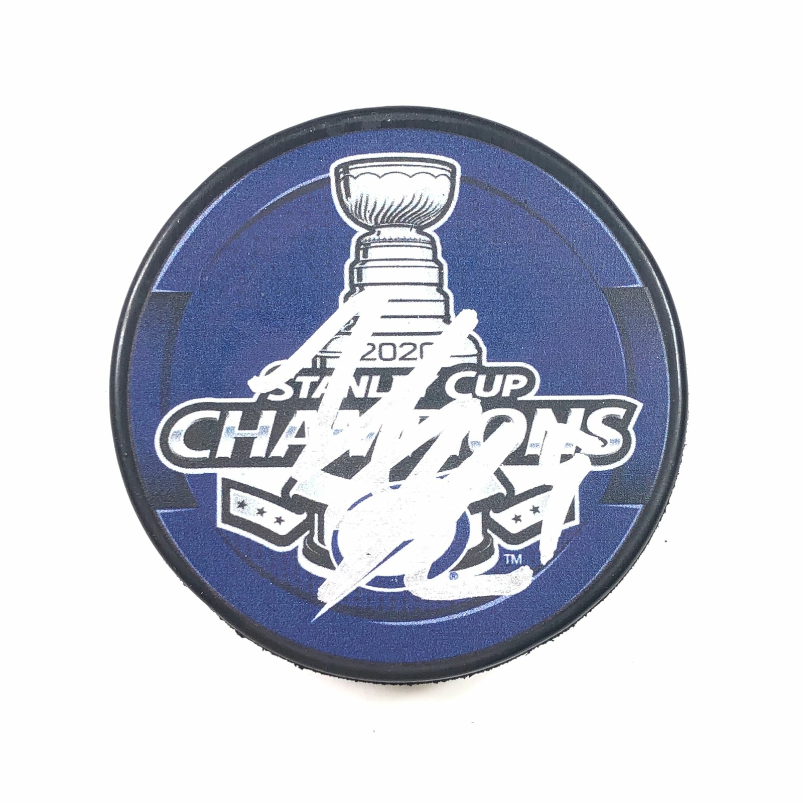 TYLER JOHNSON signed Hockey Puck PSA/DNA Chicago Blackhawks Autographed
