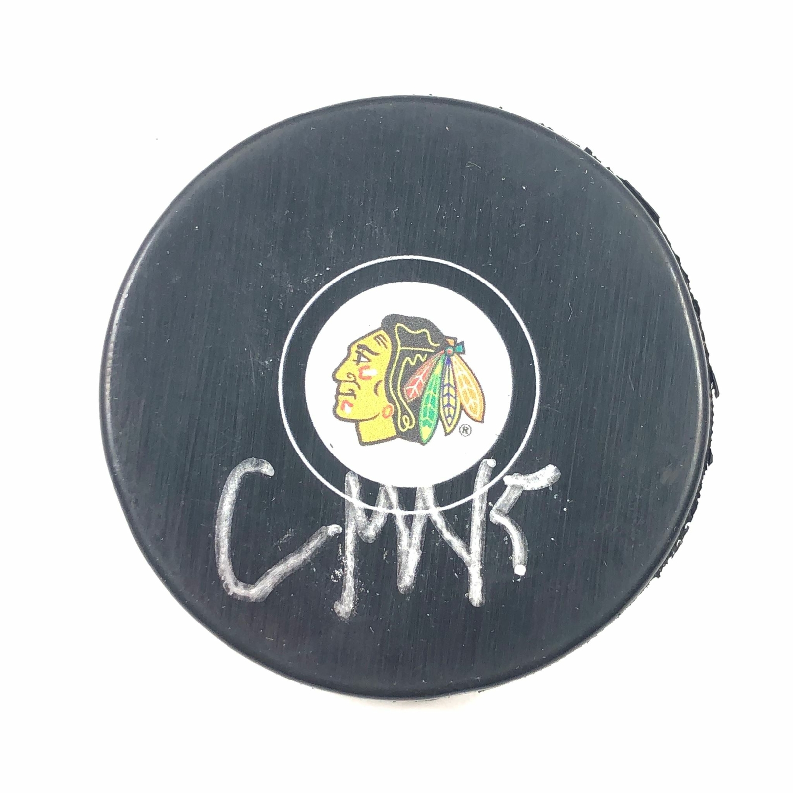 CONNOR MURPHY signed Hockey Puck PSA/DNA Chicago Blackhawks Autographed
