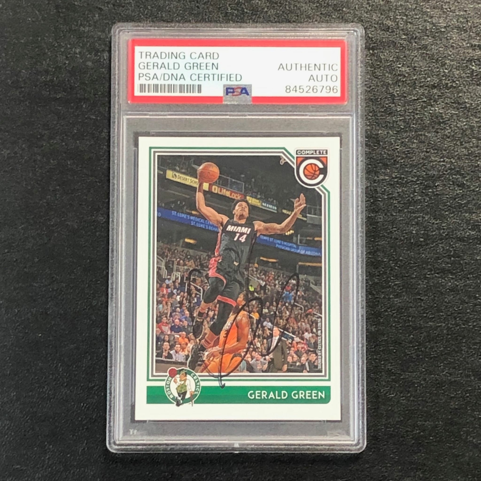 2016-17 Panini Complete #58 Gerald Green Signed Card AUTO PSA Slabbed Celtics
