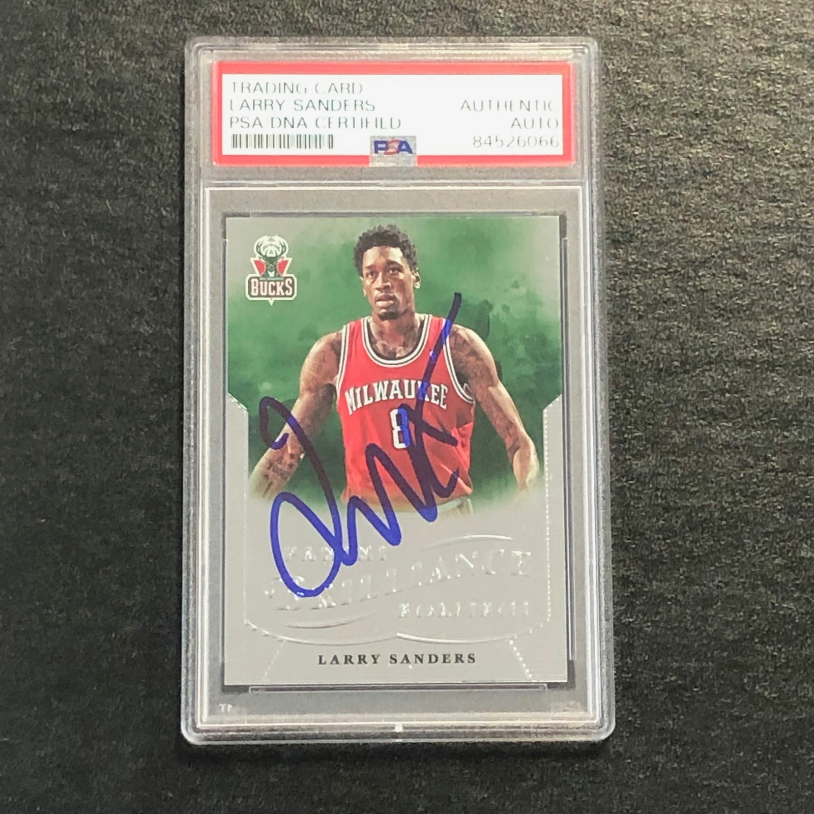 2012-13 Panini Brilliance #126 Larry Sanders Signed Card AUTO PSA/DNA Slabbed Bu

