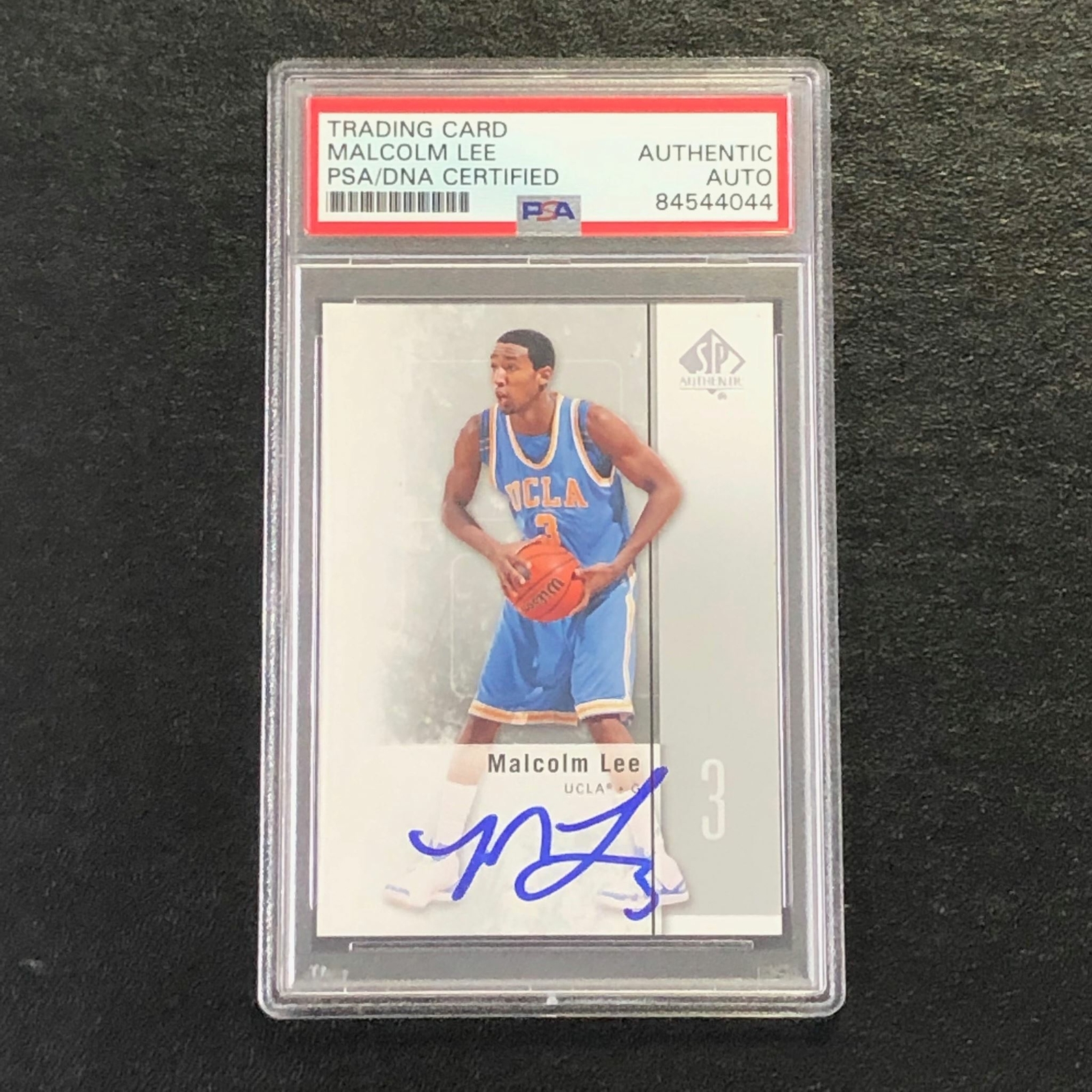 2011-12 SP Authentic #42 Malcolm Lee Signed AUTO PSA/DNA UCLA
