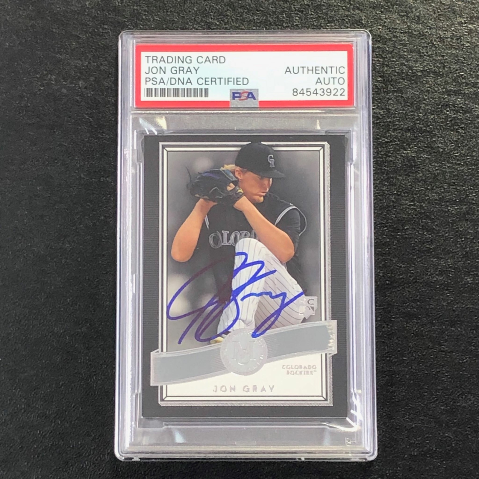 2016 Topps Museum Collection #31 Jon Gray Signed Card PSA Slabbed Auto RC Rockie

