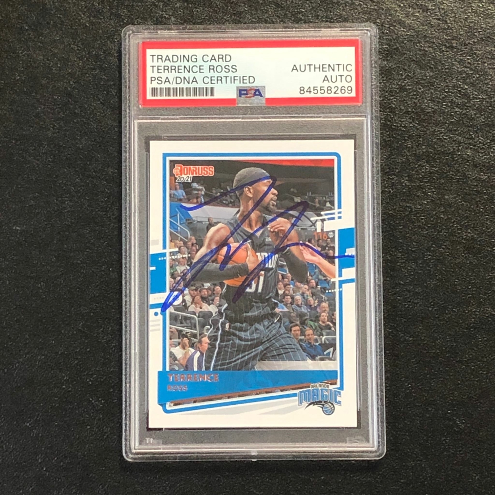2020-21 Panini Donruss #50 Terrence Ross Signed Card AUTO PSA Slabbed Magic

