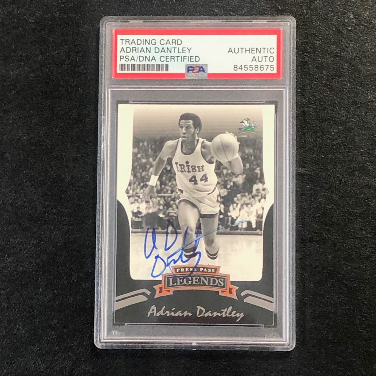 2006-07 Press Pass Legends #B53 Adrian Dantley Signed Card AUTO PSA Slabbed Notr
